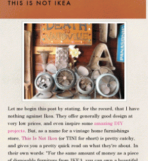 Eleventy “This is not IKEA”