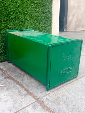 green file cabinet