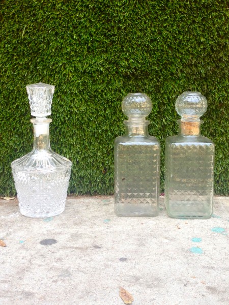 set of 3 decanters