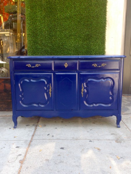 blue regency dresser