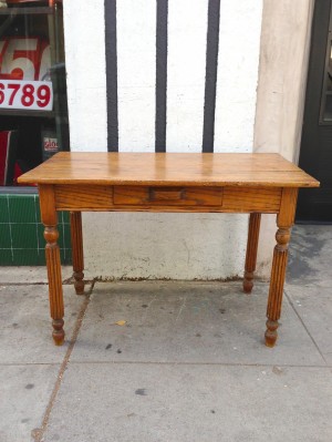 vintage wooden desk