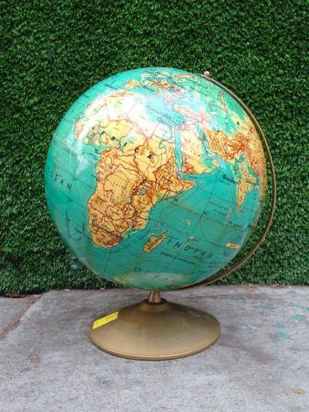 vintage globe