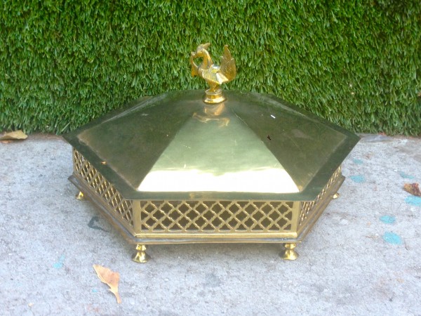 brass box with lid