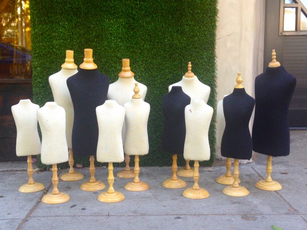 small & smaller dress forms