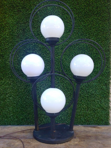 retro modern 4-light lamp