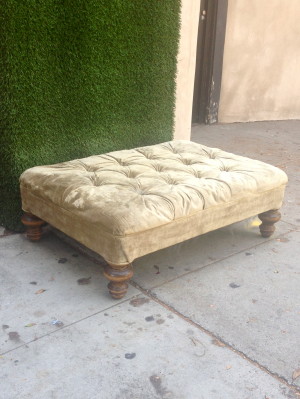 large tufted ottoman