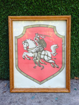 vintage picture of man on horse