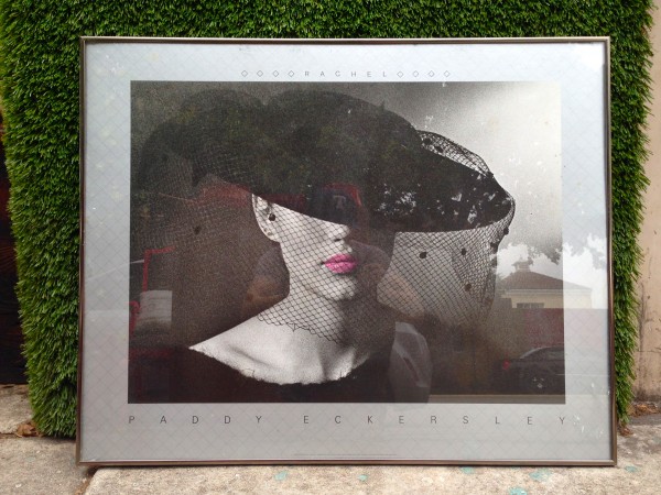framed black & white paddy eckersley poster