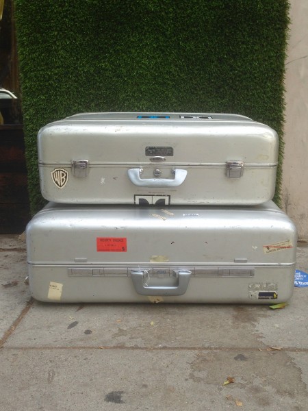 metal suitcases