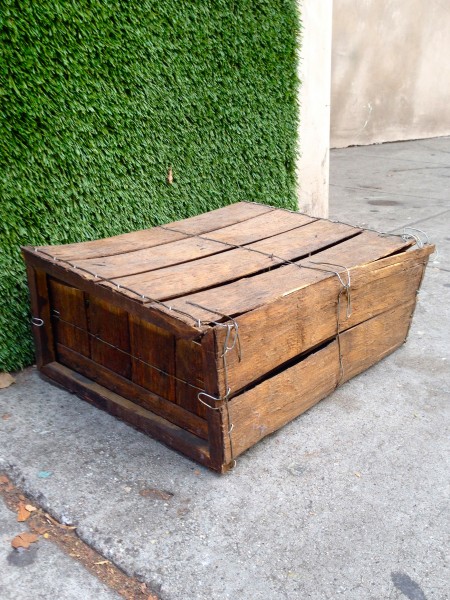 old wooden box