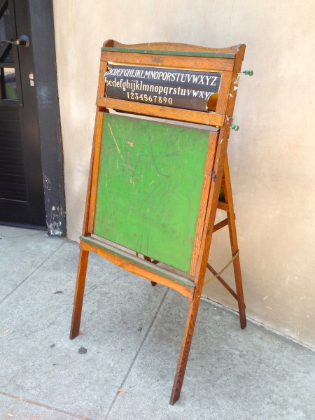 vintage chalkboard