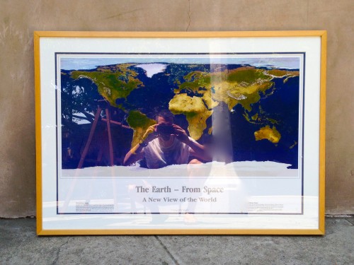 framed the earth- from space picture