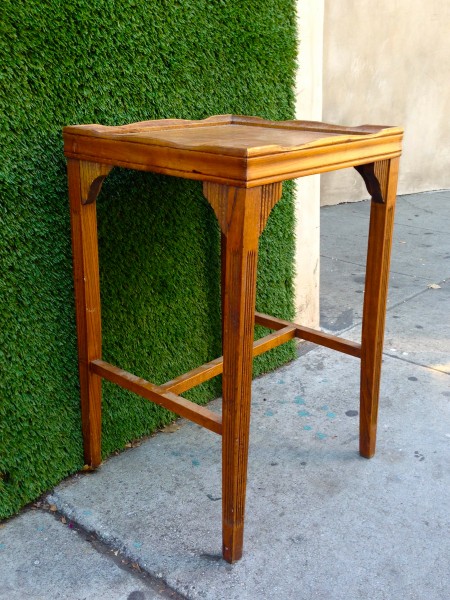 40’s wooden end table