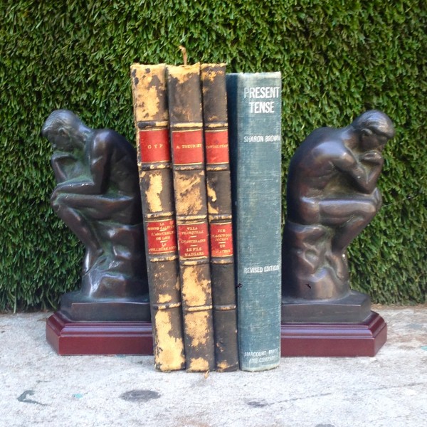 the thinker bookends