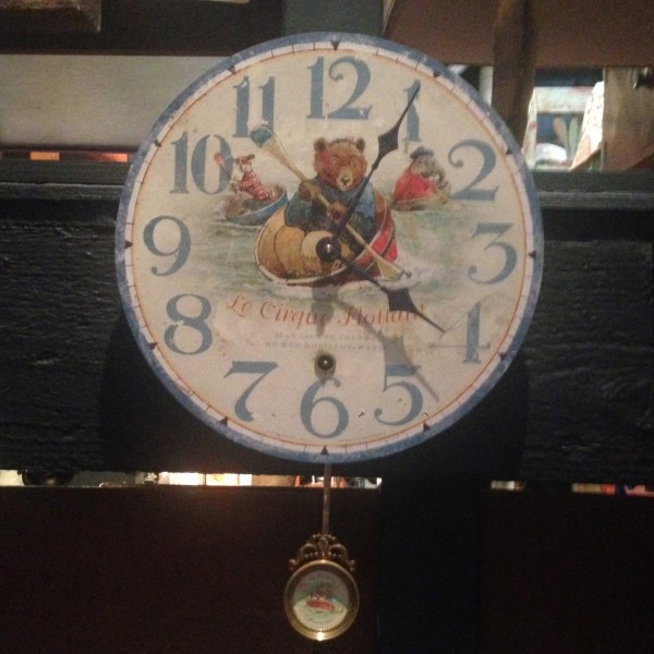 vintage le curque wall clock