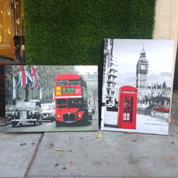 big ben & red bus photographs