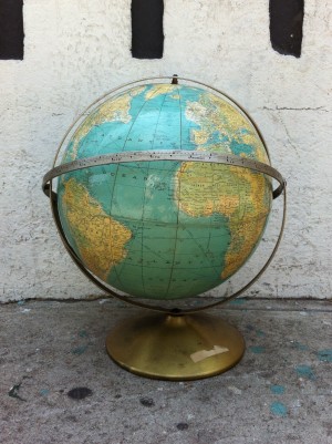 vintage globe