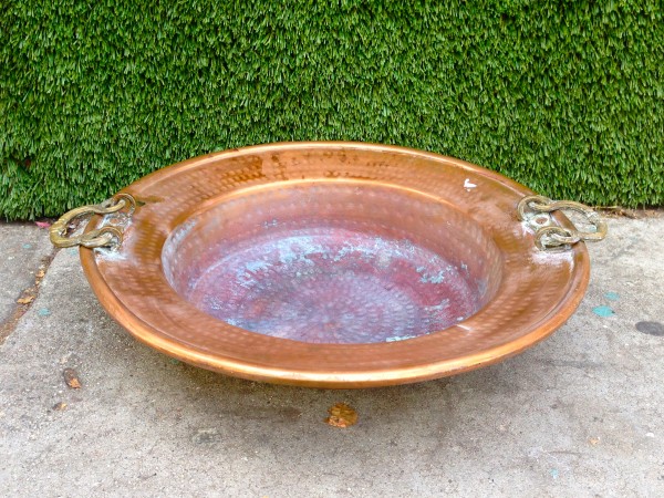 large copper bowl