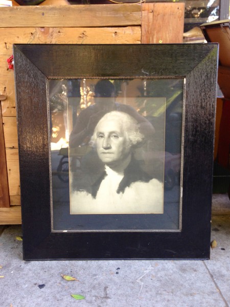 vintage framed George Washington picture
