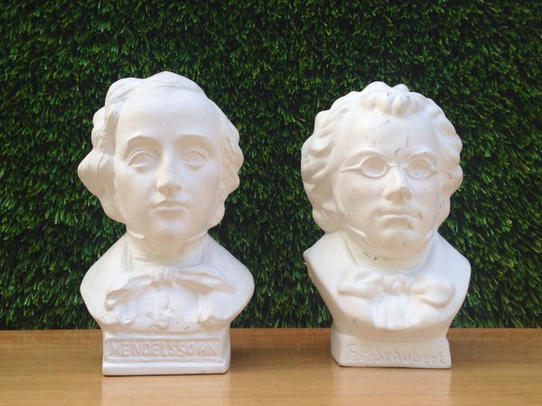 small white busts