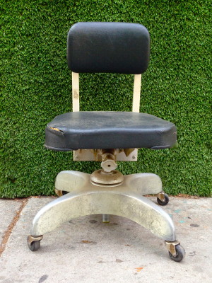 vintage industrial desk chair