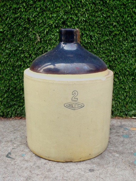 vintage ceramic jar
