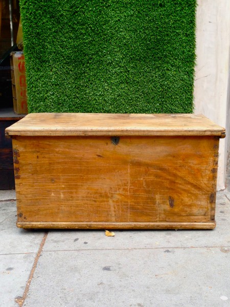 big wooden trunk