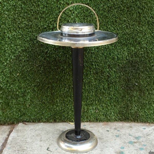 retro standing ashtray