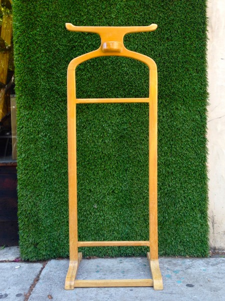 wooden vintage valet