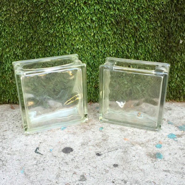glass tile vases