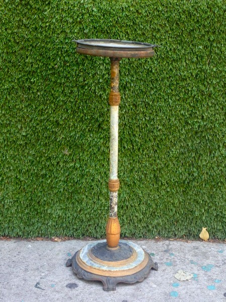 vintage tall ashtray