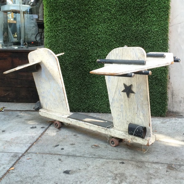 one of a kind vintage scooter