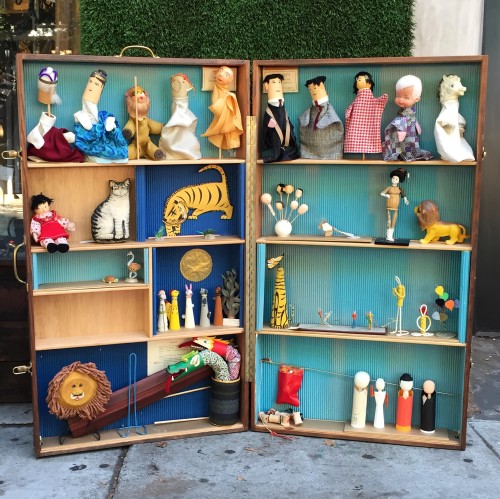 vintage puppeteer set
