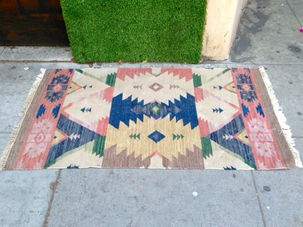 small native american rug