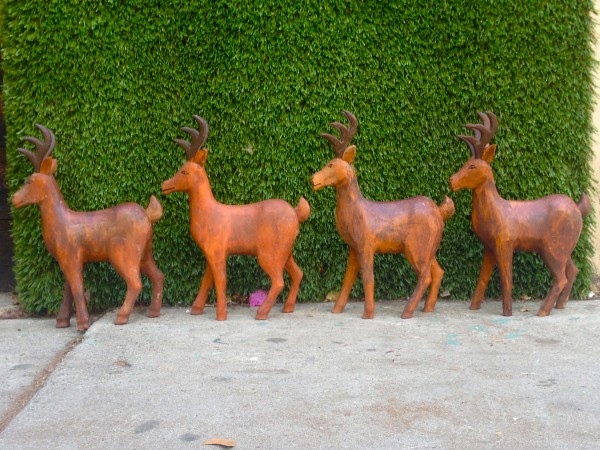 wooden deer