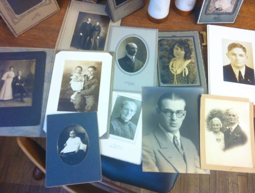 hundreds of vintage black & white photos