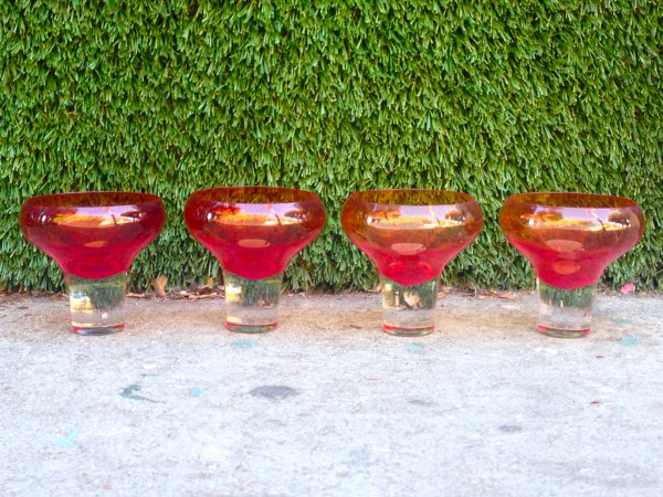 vintage red glasses