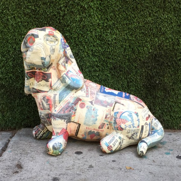 papier mache pup!