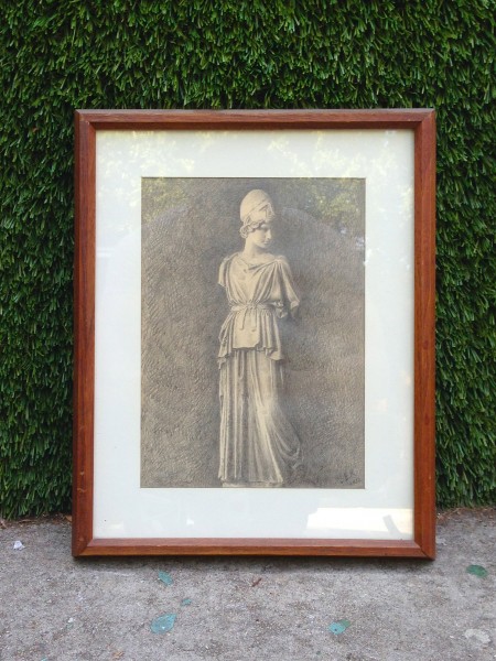vintage portrait of trojan lady