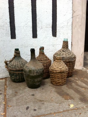 vintage glass bottles
