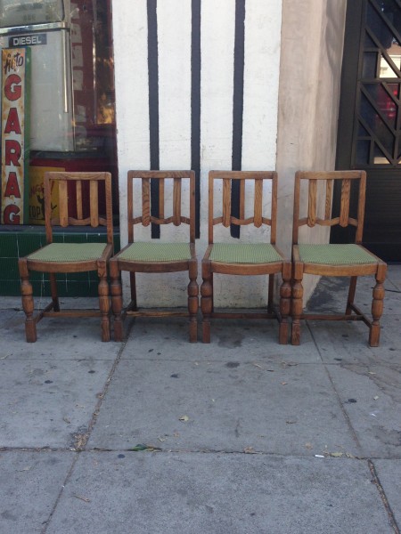 four dining chairs