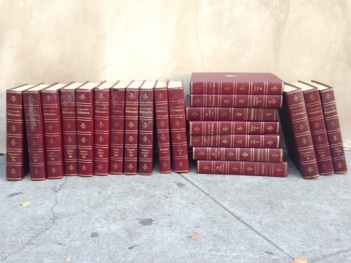 vintage enciclopedia britannica (set of 21 volumes)