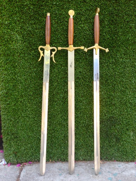 set of three swords