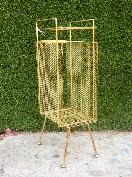 gold magazine rack