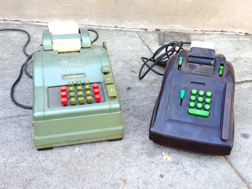 vintage electric calculators