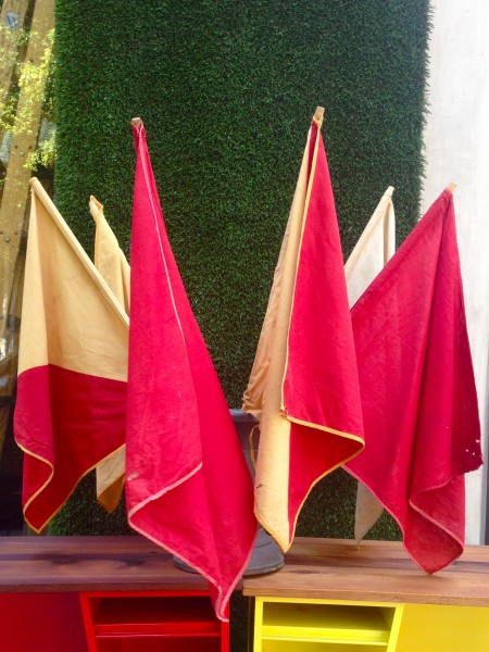 1940’s set of racing flags