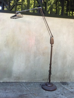 vintage industrial floor lamp