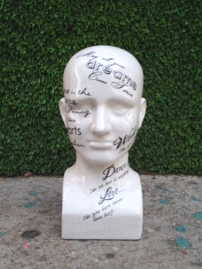 white porcelain head