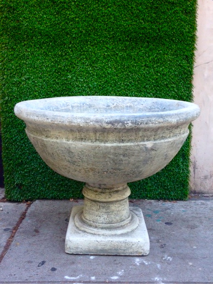 giant concrete planter
